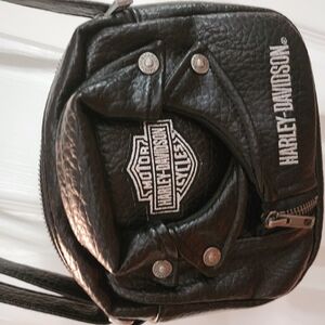 Harley-Davidson Black Leather Men's Bag